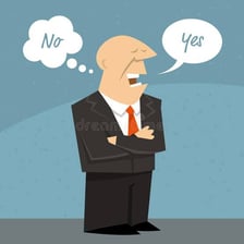 An illustration of someone telling an exaggerated story