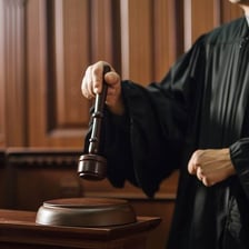 A judge’s gavel beside documents representing a final decision