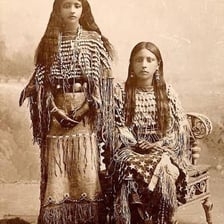 Historical depiction of the Iowa Native American people