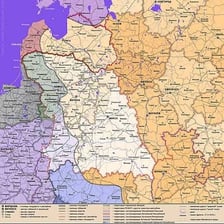 A historical map showing Lithuania as part of the Soviet Union