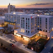A view of downtown Odessa, Texas.