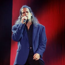 Singer Michael Bolton performing on stage