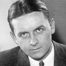 A historical portrait of Eliot Ness, a Treasury agent.