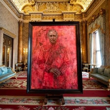 An official portrait of King Charles III