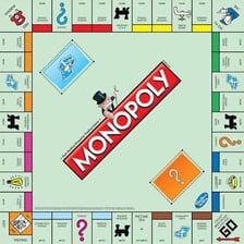 A Monopoly board showing a property space with rent information