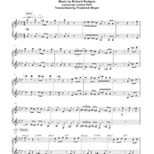 Sheet music for Rodgers and Hart’s song “Blue Moon”