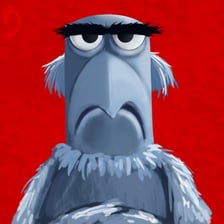 Sam Eagle, the bald-eagle Muppet character