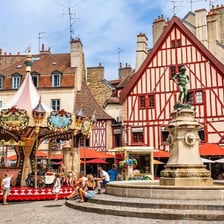 A dreamy countryside scene in France’s Burgundy region