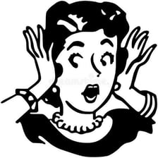 An illustration of a person appearing flustered and confused.