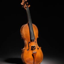 A historical violin made by the Amati family.