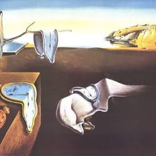 Salvador Dalí’s surrealist painting The Persistence of Memory