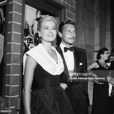 Portrait of fashion designer Oleg Cassini