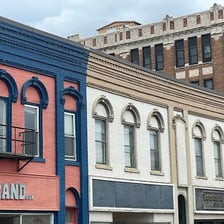A recognizable view or sign from Eau Claire, Wisconsin.