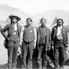 A historical or cultural image representing the Ute people of Colorado.