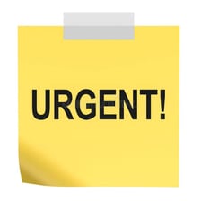 A written note using ASAP to indicate urgency