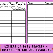 A calendar or product marked with an expiration date