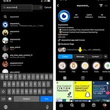 A smartphone showing a private direct-message conversation