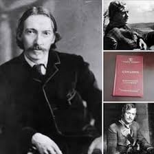 A portrait of author Robert Louis Stevenson