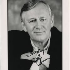 A portrait of Broadway actor Len Cariou