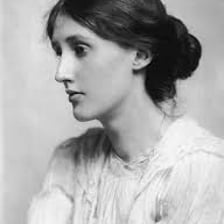 A portrait of novelist Virginia Woolf