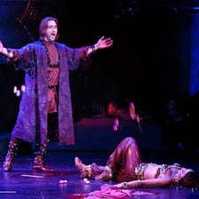 A theatrical performance of Borodin’s opera Prince Igor.