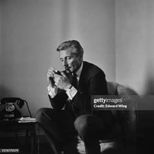 Portrait of fashion designer Oleg Cassini