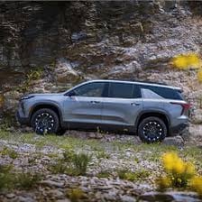 A sport utility vehicle parked outdoors.