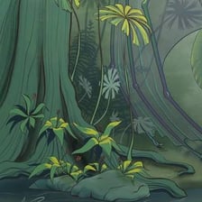 A collection of visual illustrations in different artistic styles