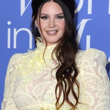 A portrait of singer Lana Del Rey.