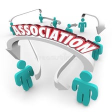 A group of people meeting as an organization or association.