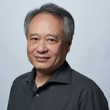 A portrait of film director Ang Lee.