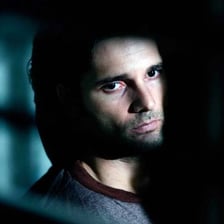 A portrait of actor Eric Bana associated with the film Munich