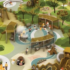 A public park accessible to visitors