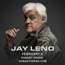 Jay Leno performing as a stand-up comedian