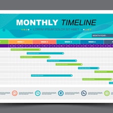 A calendar timeline extending from January 1 to the current date.