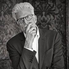 Actor Ted Danson posing for a portrait