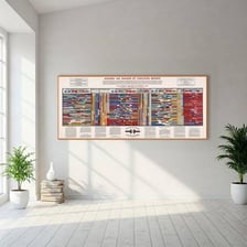 A timeline illustrating something that was a certain way in the past