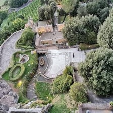 The fountains and terraces of Villa d’Este in Tivoli, Italy