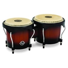 A pair of bongo drums.