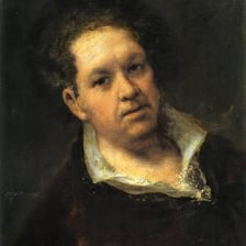 Portrait of Spanish painter Francisco Goya