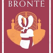 A book cover for Charlotte Brontë’s novel Jane Eyre