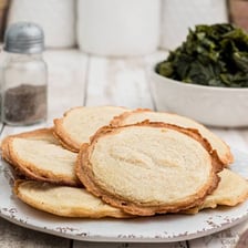 A serving of Southern corn pone, a cornmeal bread
