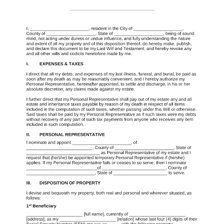 Documents concerning inheritance of an estate