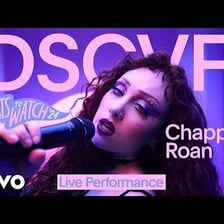 Singer Chappell Roan performing on stage