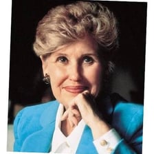 Portrait of humorist Erma Bombeck