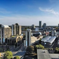 A city view of Essen in Germany.