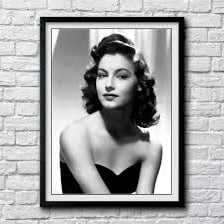Portrait of American actress Ava Gardner