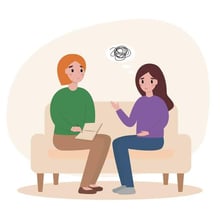 A therapist conducting a treatment session