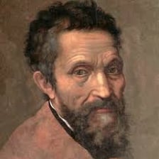 A portrait or artwork associated with Renaissance artist Michelangelo.
