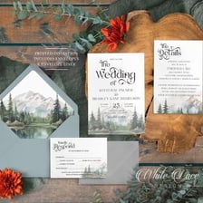 A marked parcel of land beside an invitation card